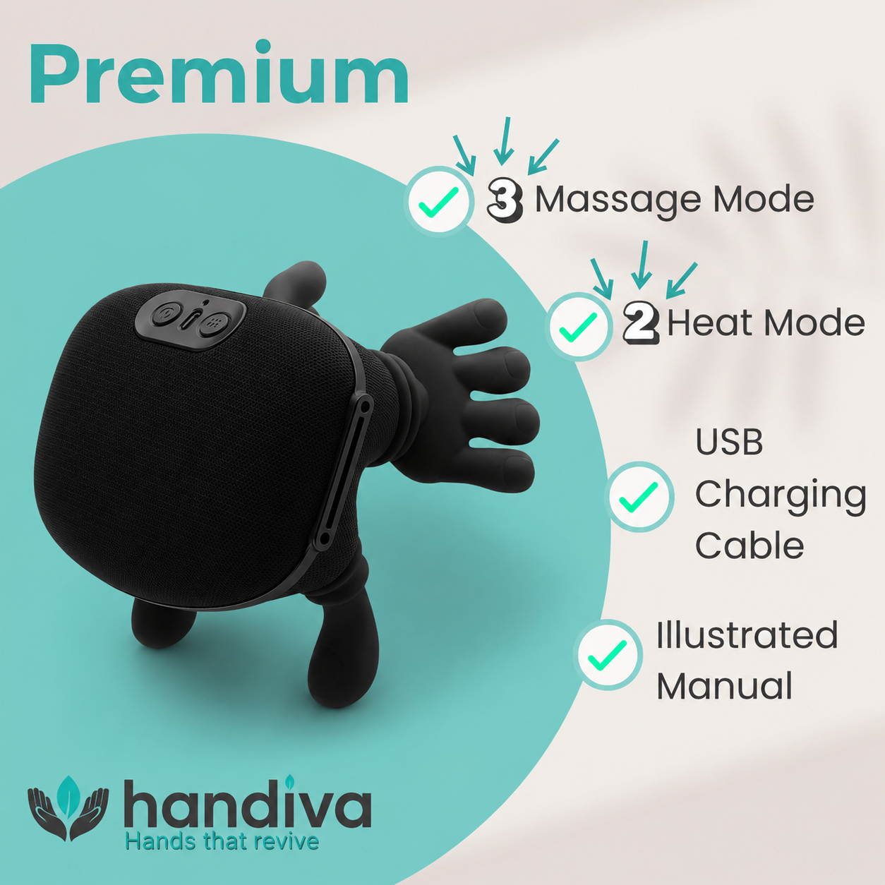 Handiva™ Calming Pet Massager