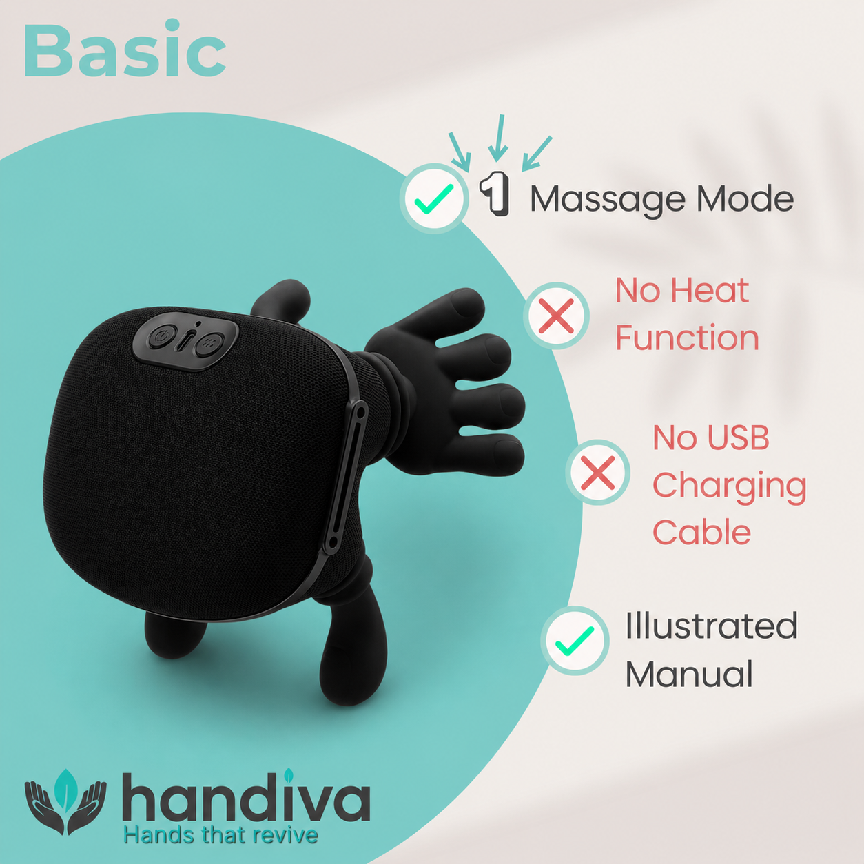 Handiva™ Calming Pet Massager